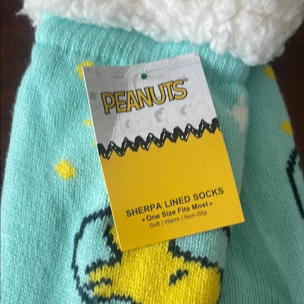 Peanuts Casual Socks Orange Red Cozy Design